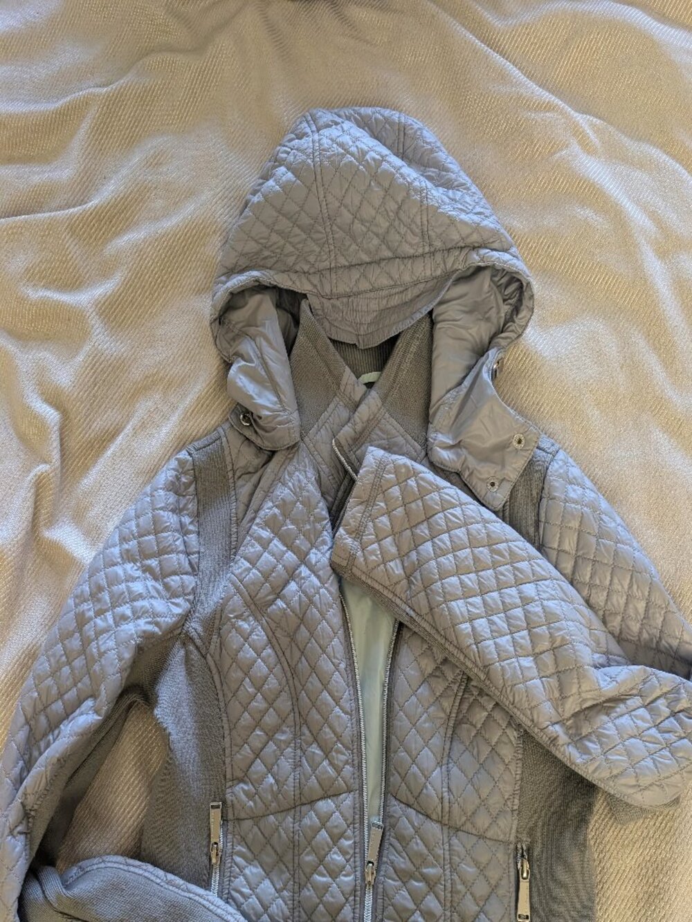 Warm Grey Insulated BCBG Jacket